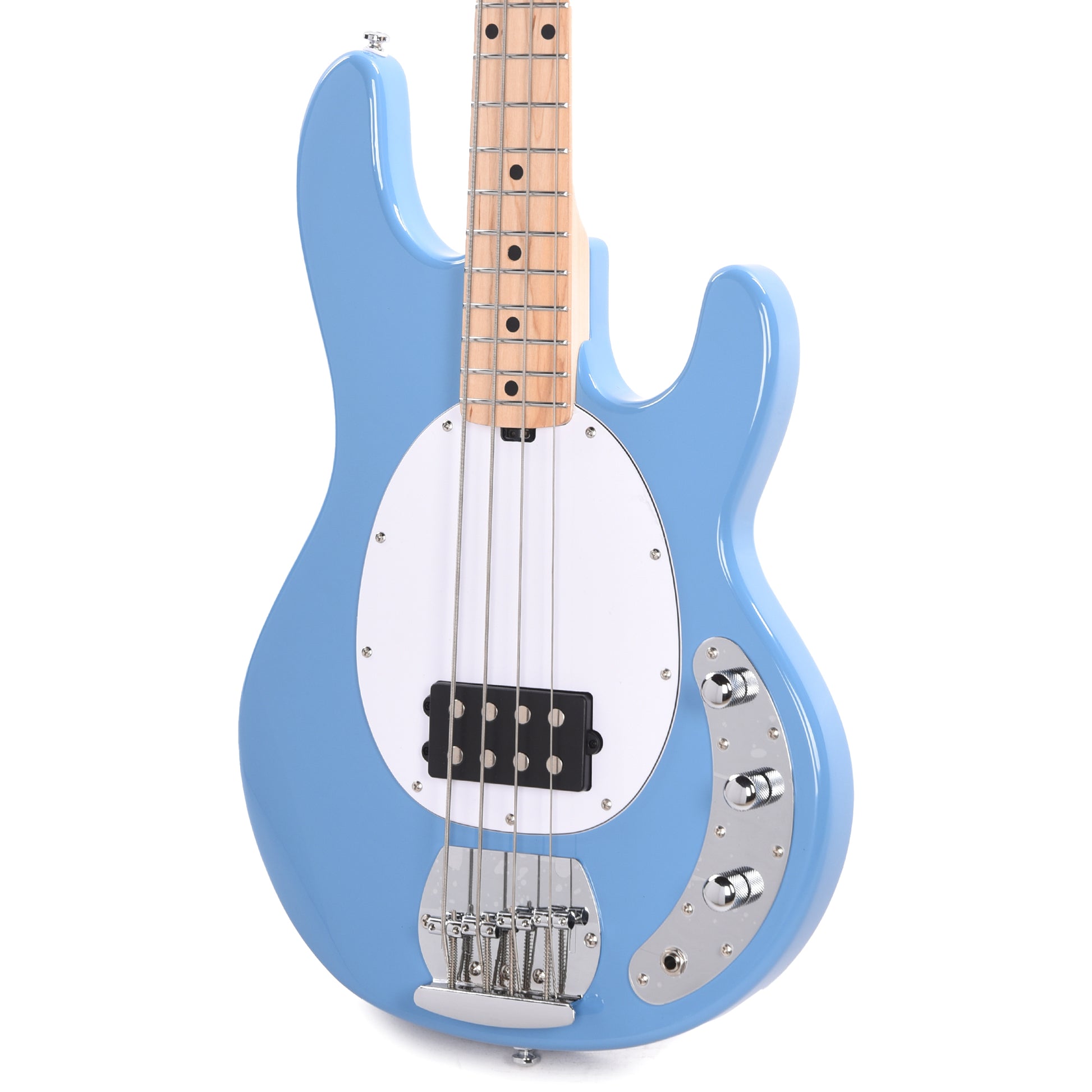 Sterling By Music Man StingRay RAY4 Chopper Blue Bass Guitar Bass Guitars / 4-String
