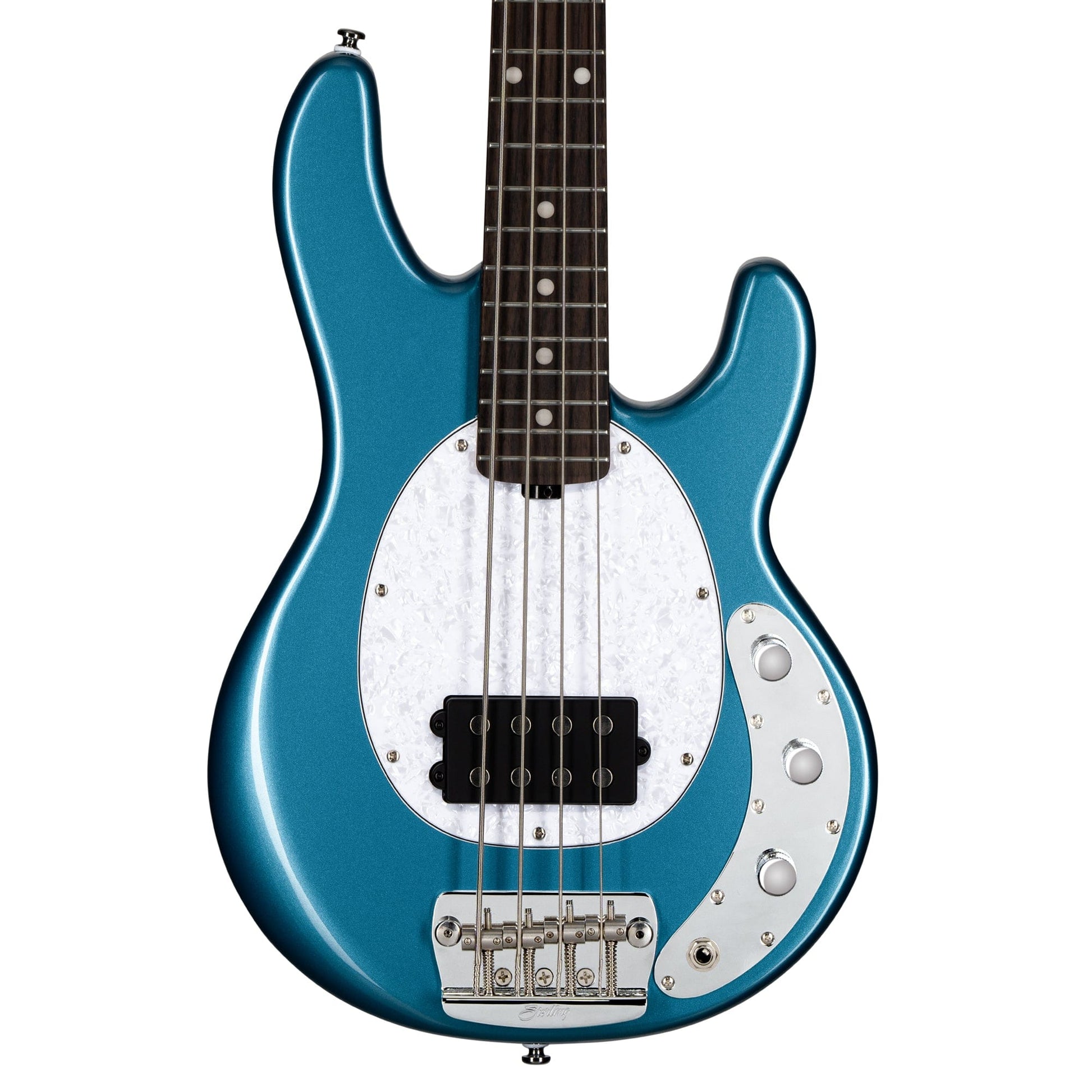 Sterling By Music Man StingRay Short Scale RAYSS4 Toluca Lake Blue Bass Guitar Bass Guitars / 4-String