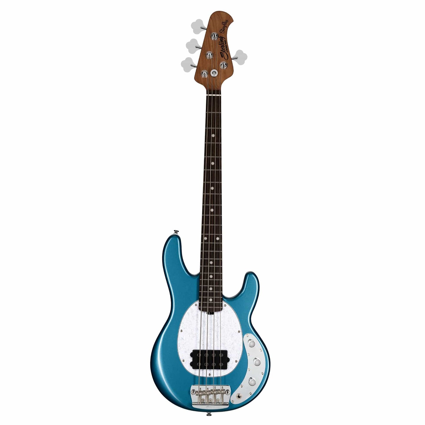 Sterling By Music Man StingRay Short Scale RAYSS4 Toluca Lake Blue Bass Guitar Bass Guitars / 4-String