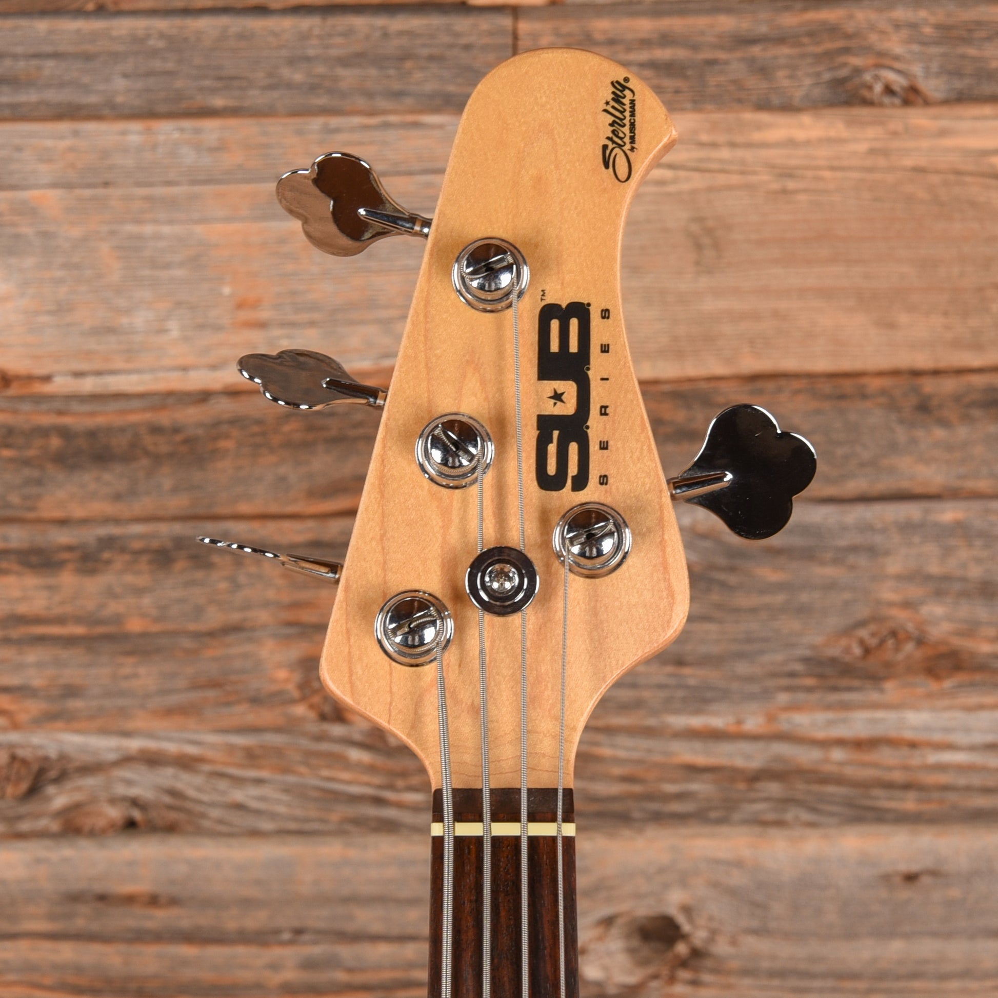 Sterling by Music Man SUB StingRay Ray4 Transparent Blue Bass Guitars / 4-String