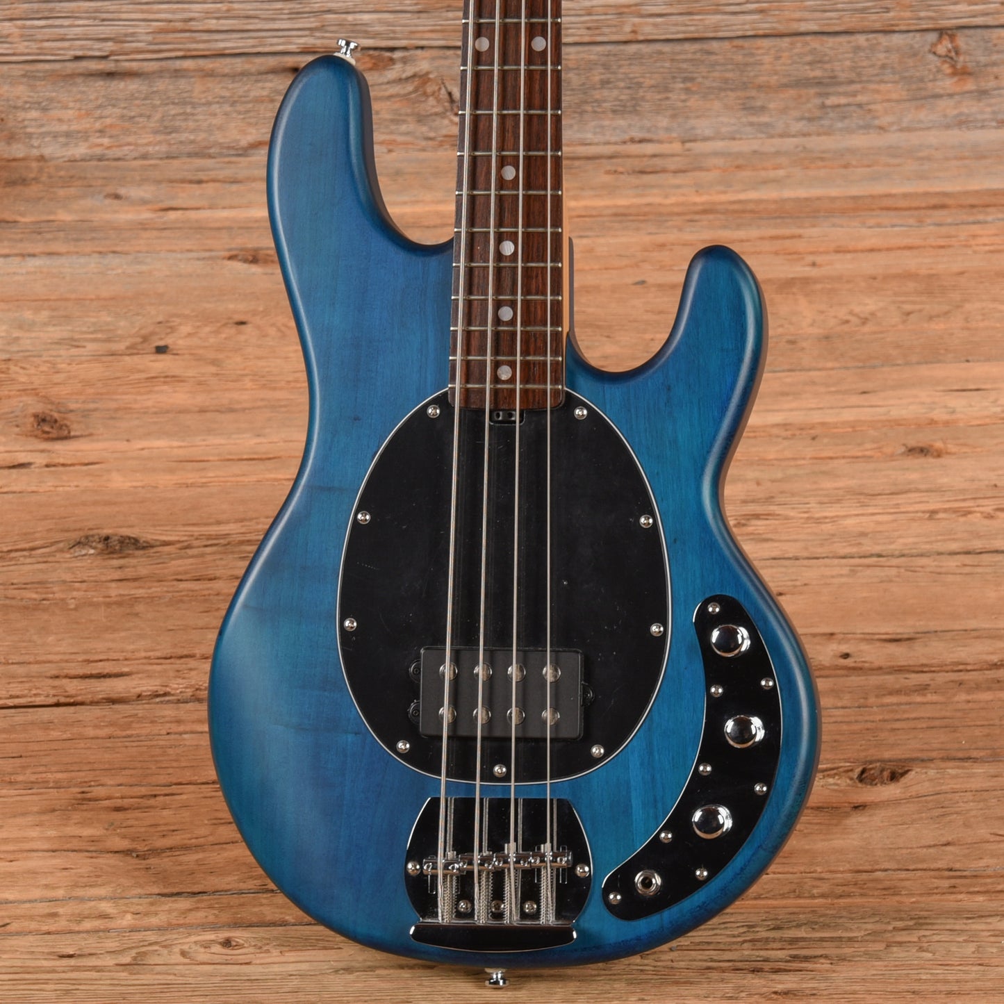 Sterling by Music Man SUB StingRay Ray4 Transparent Blue Bass Guitars / 4-String