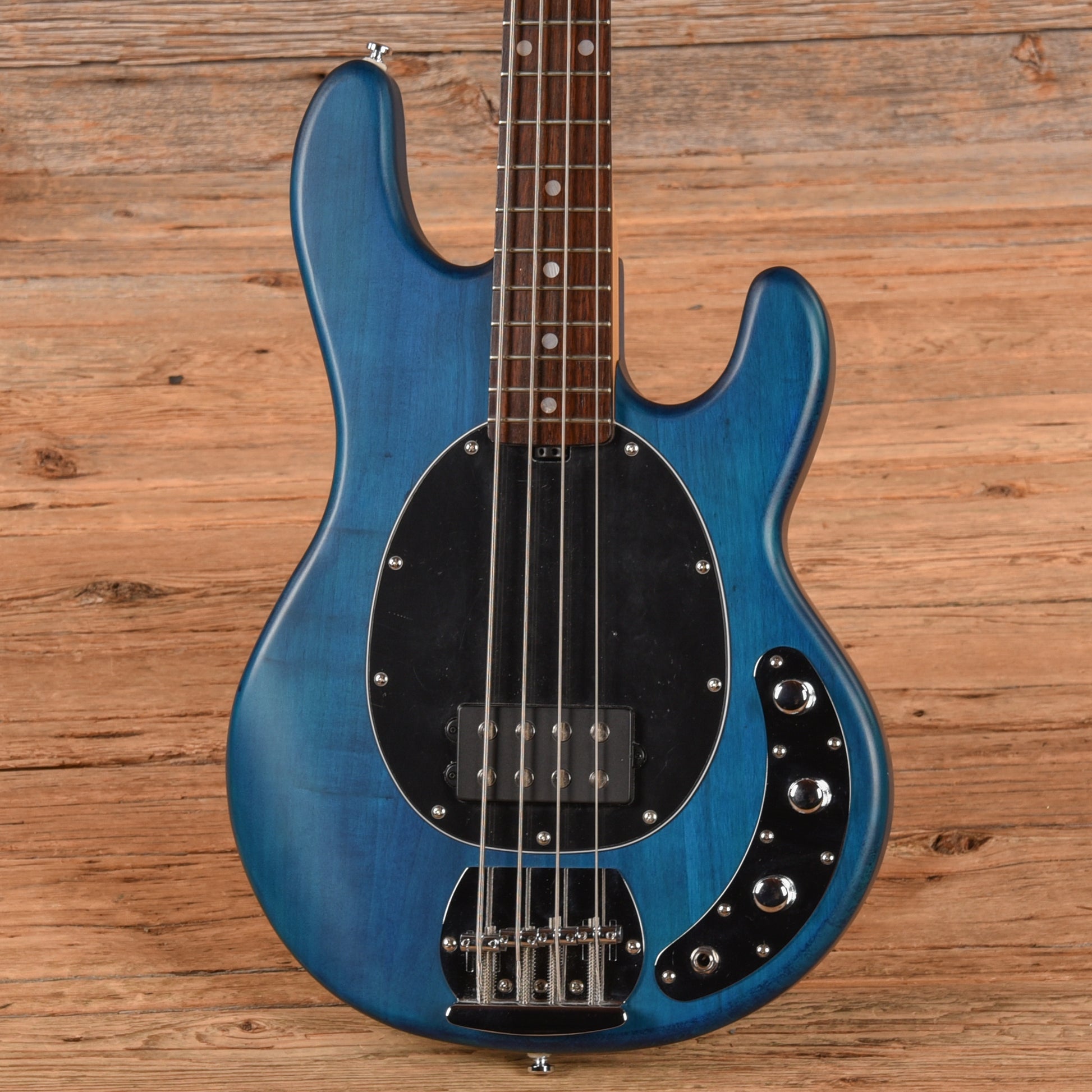 Sterling by Music Man SUB StingRay Ray4 Transparent Blue Bass Guitars / 4-String