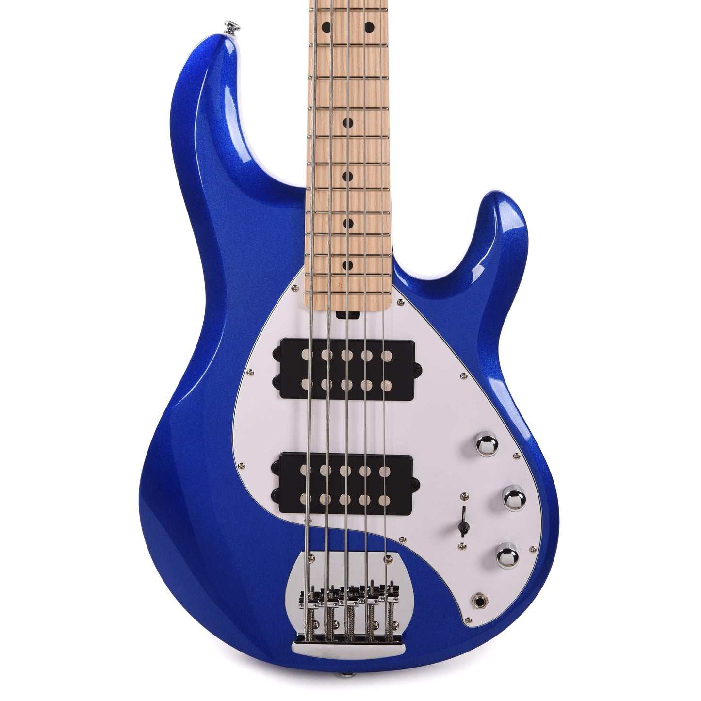 Sterling By Music Man StingRay 5 HH RAY5HH Cobra Blue Bass Guitar Bass Guitars / 5-String or More