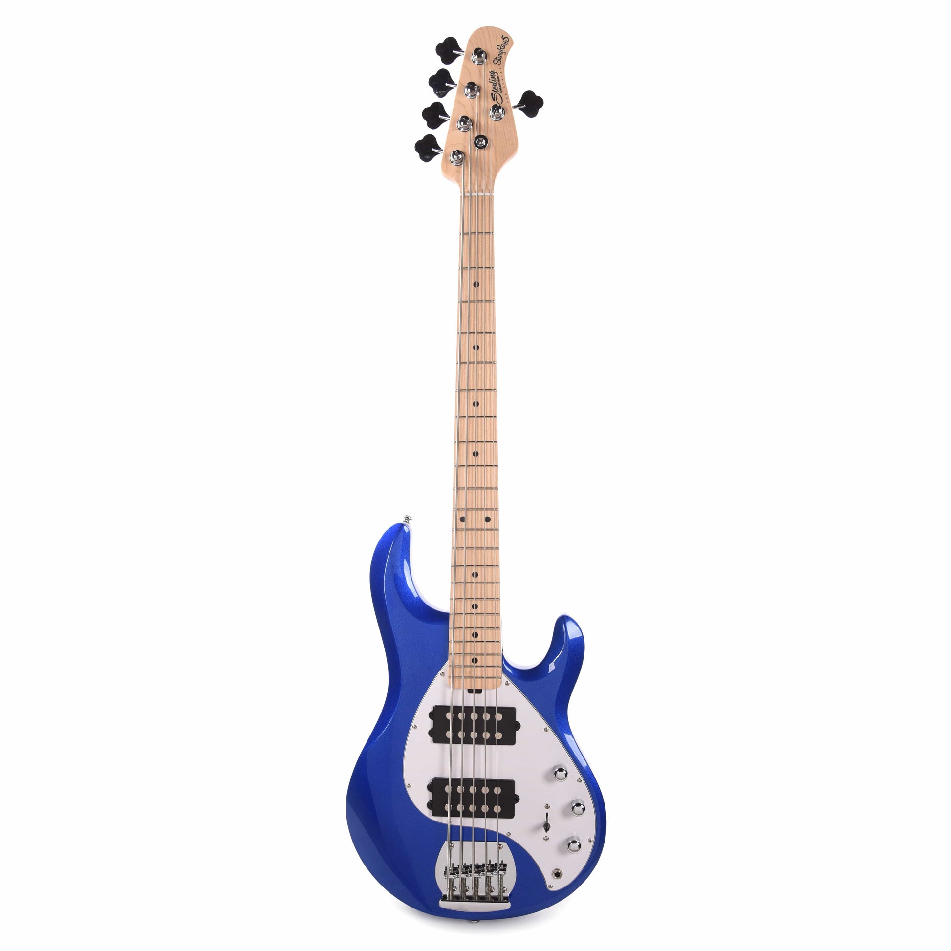 Sterling By Music Man StingRay 5 HH RAY5HH Cobra Blue Bass Guitar Bass Guitars / 5-String or More