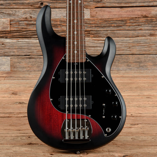 Sterling by Music Man SUB Series StingRay 5 HH Ruby Red Burst 2022 Bass Guitars / 5-String or More