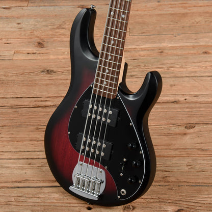 Sterling by Music Man SUB Series StingRay 5 HH Ruby Red Burst 2022 Bass Guitars / 5-String or More