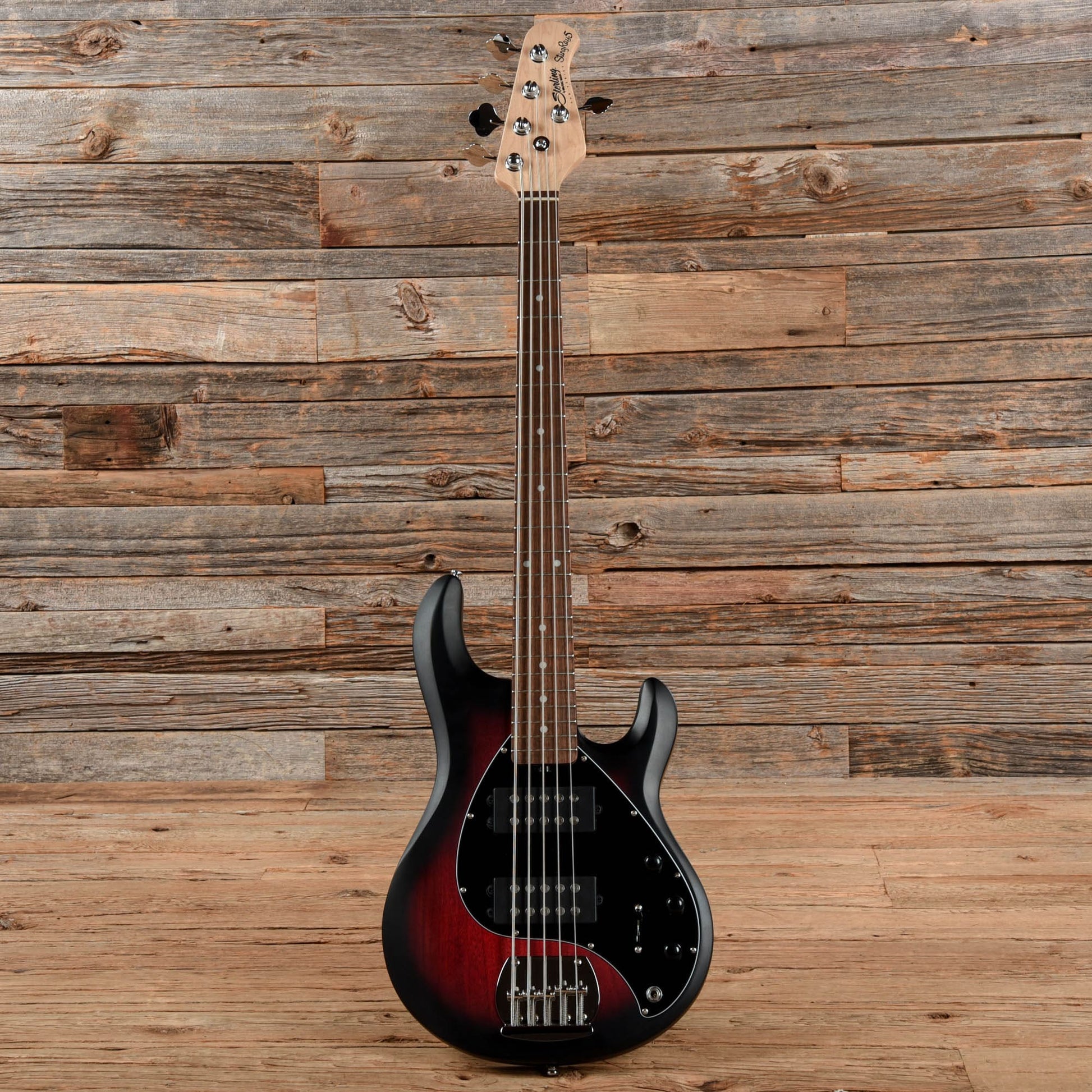 Sterling by Music Man SUB Series StingRay 5 HH Ruby Red Burst 2022 Bass Guitars / 5-String or More