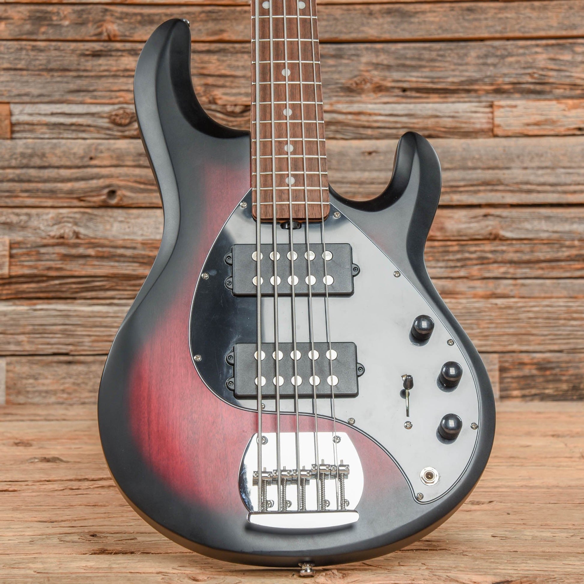 Sterling by Music Man SUB Series StingRay 5 HH Ruby Red Burst 2022 Bass Guitars / 5-String or More