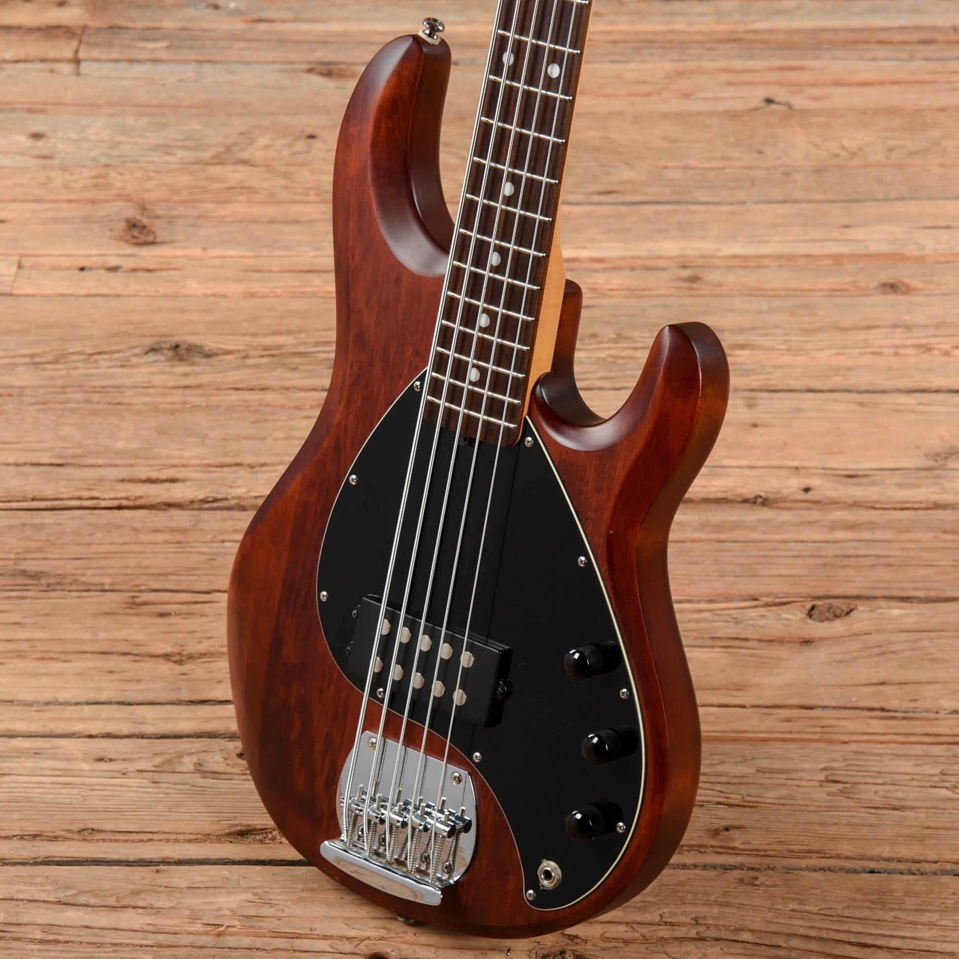Sterling by Music Man SUB Series StingRay 5-String Walnut Stain 2012 Bass Guitars / 5-String or More