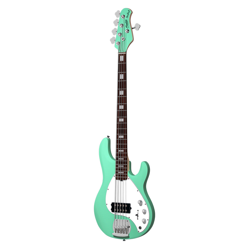 Sterling by Music Man StingRay 5 Plus RAY5X 5-String Electric Bass Seafoam Green Bass Guitars