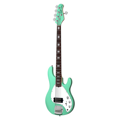 Sterling by Music Man StingRay 5 Plus RAY5X 5-String Electric Bass Seafoam Green Bass Guitars