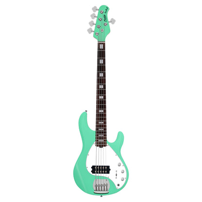 Sterling by Music Man StingRay 5 Plus RAY5X 5-String Electric Bass Seafoam Green Bass Guitars
