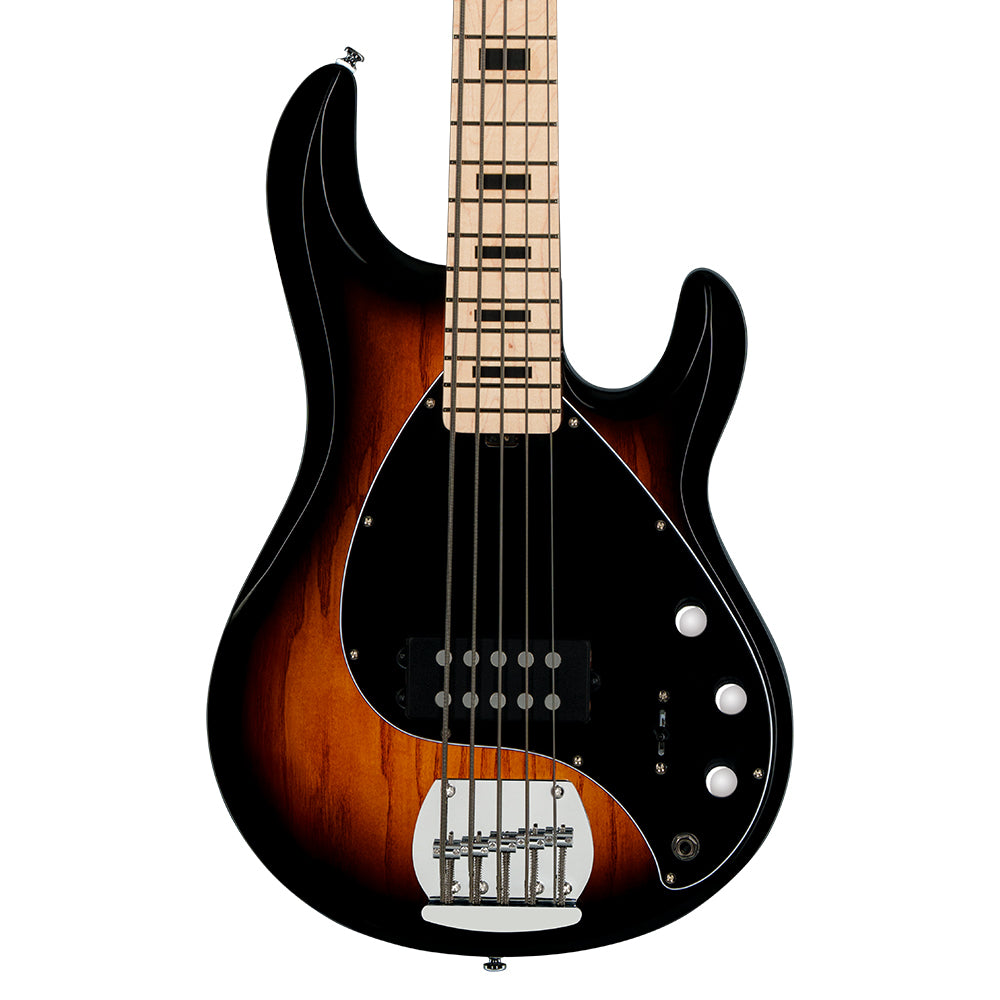 Sterling by Music Man StingRay 5 Plus RAY5X 5-String Electric Bass Vintage Sunburst Bass Guitars