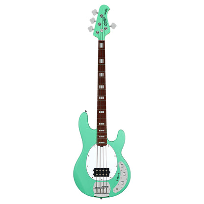 Sterling by Music Man StingRay Plus RAY4X Electric Bass Seafoam Green Bass Guitars