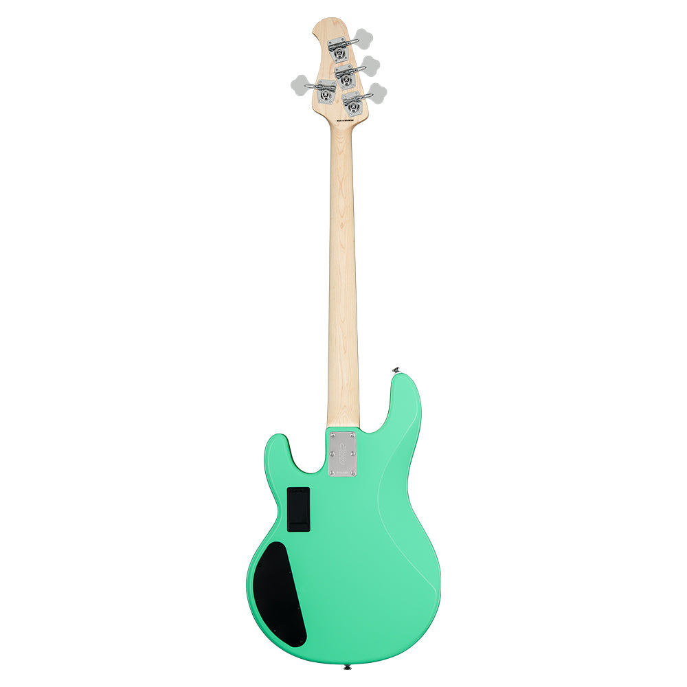 Sterling by Music Man StingRay Plus RAY4X Electric Bass Seafoam Green Bass Guitars