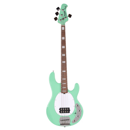 Sterling by Music Man StingRay Plus RAY4X Electric Bass Seafoam Green Bass Guitars