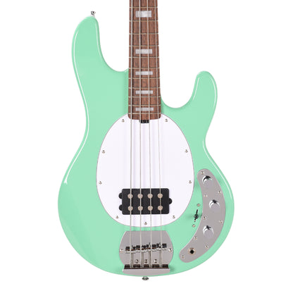 Sterling by Music Man StingRay Plus RAY4X Electric Bass Seafoam Green Bass Guitars