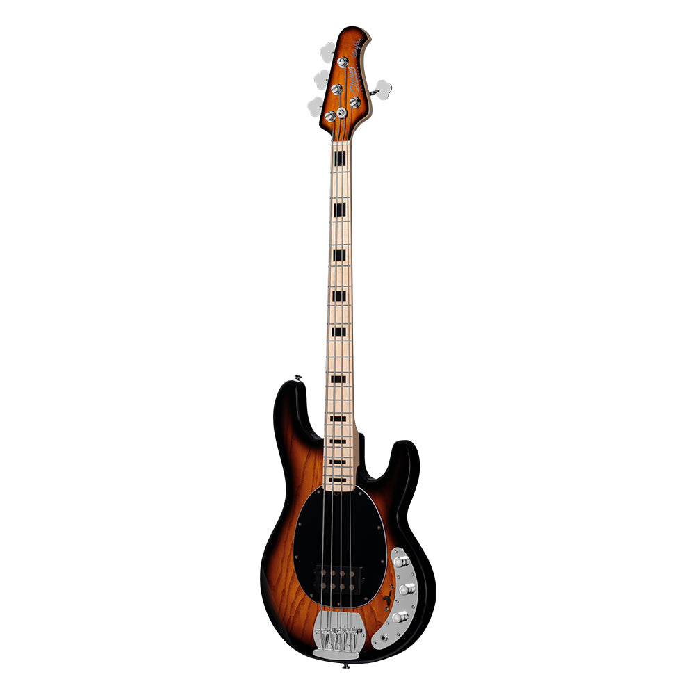 Sterling by Music Man StingRay Plus RAY4X Electric Bass Vintage Sunburst Bass Guitars