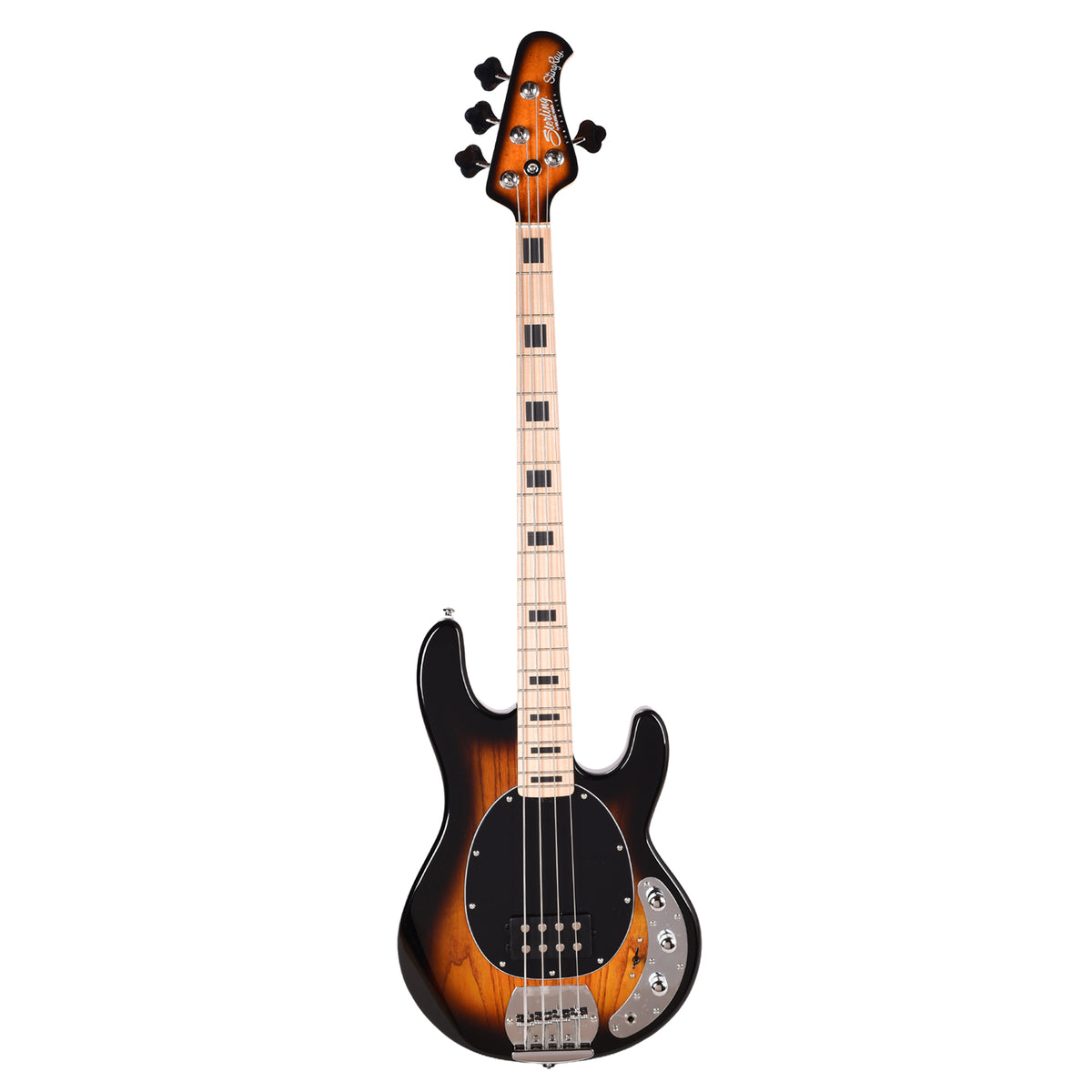 Sterling by Music Man StingRay Plus RAY4X Electric Bass Vintage Sunburst Bass Guitars