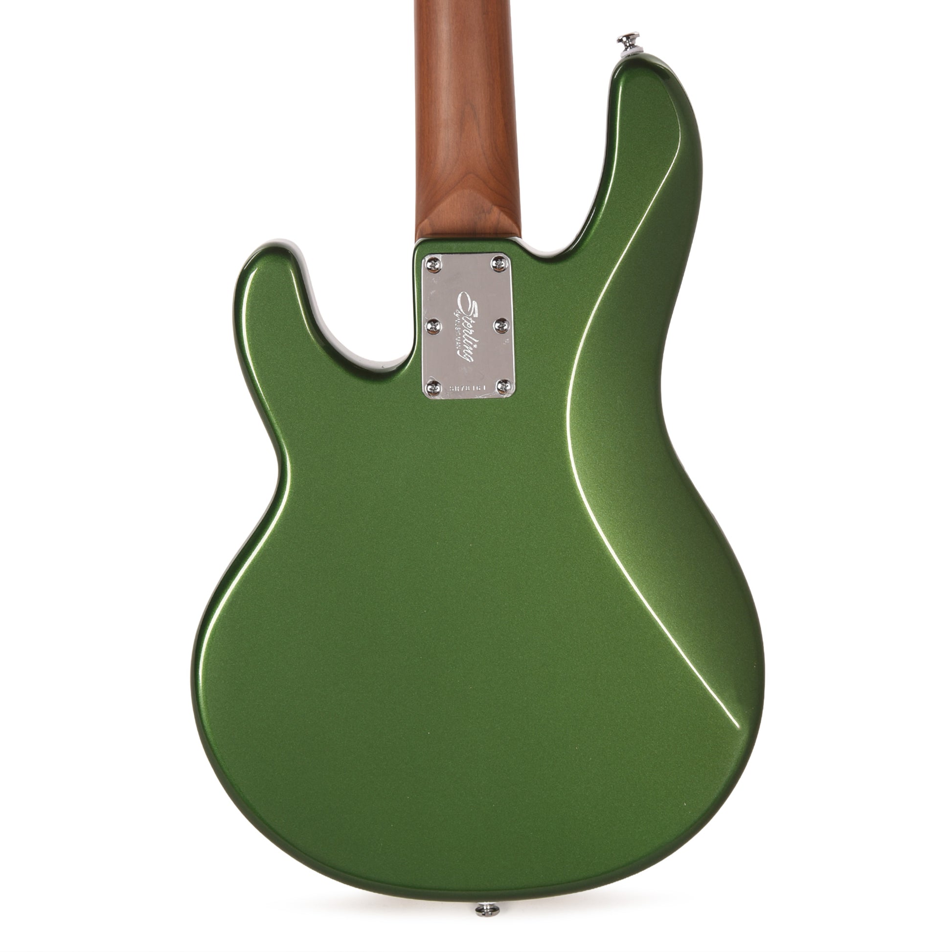 Sterling by Music Man StingRay Short Scale Bass Charging Green Bass Guitars
