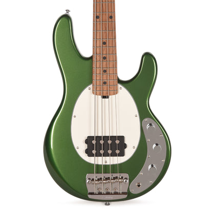 Sterling by Music Man StingRay Short Scale Bass Charging Green Bass Guitars