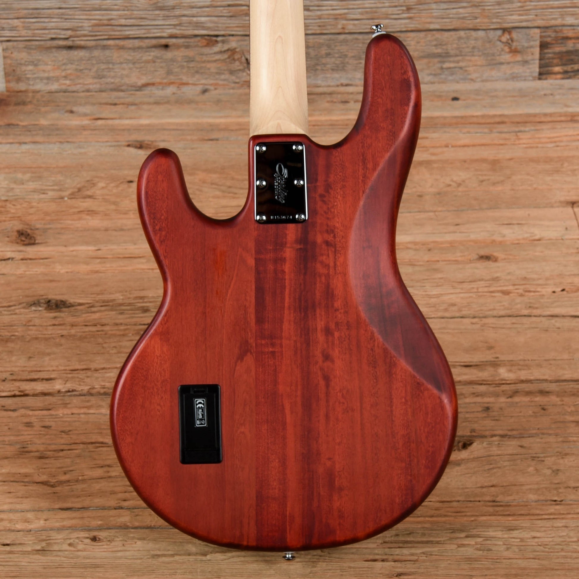 Sterling by Music Man SUB Series StingRay Satin Red Bass Guitars