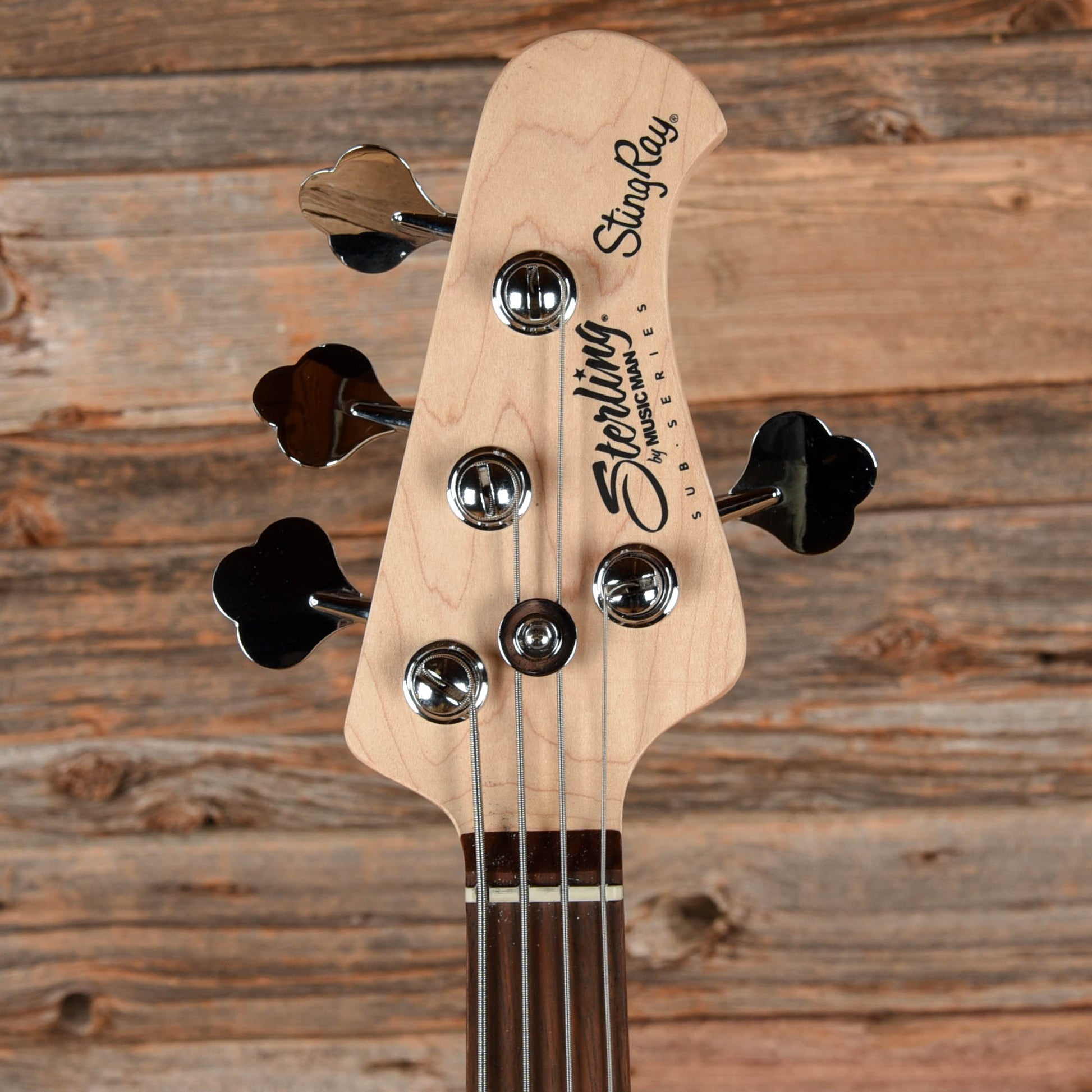 Sterling by Music Man SUB Series StingRay Satin Red Bass Guitars