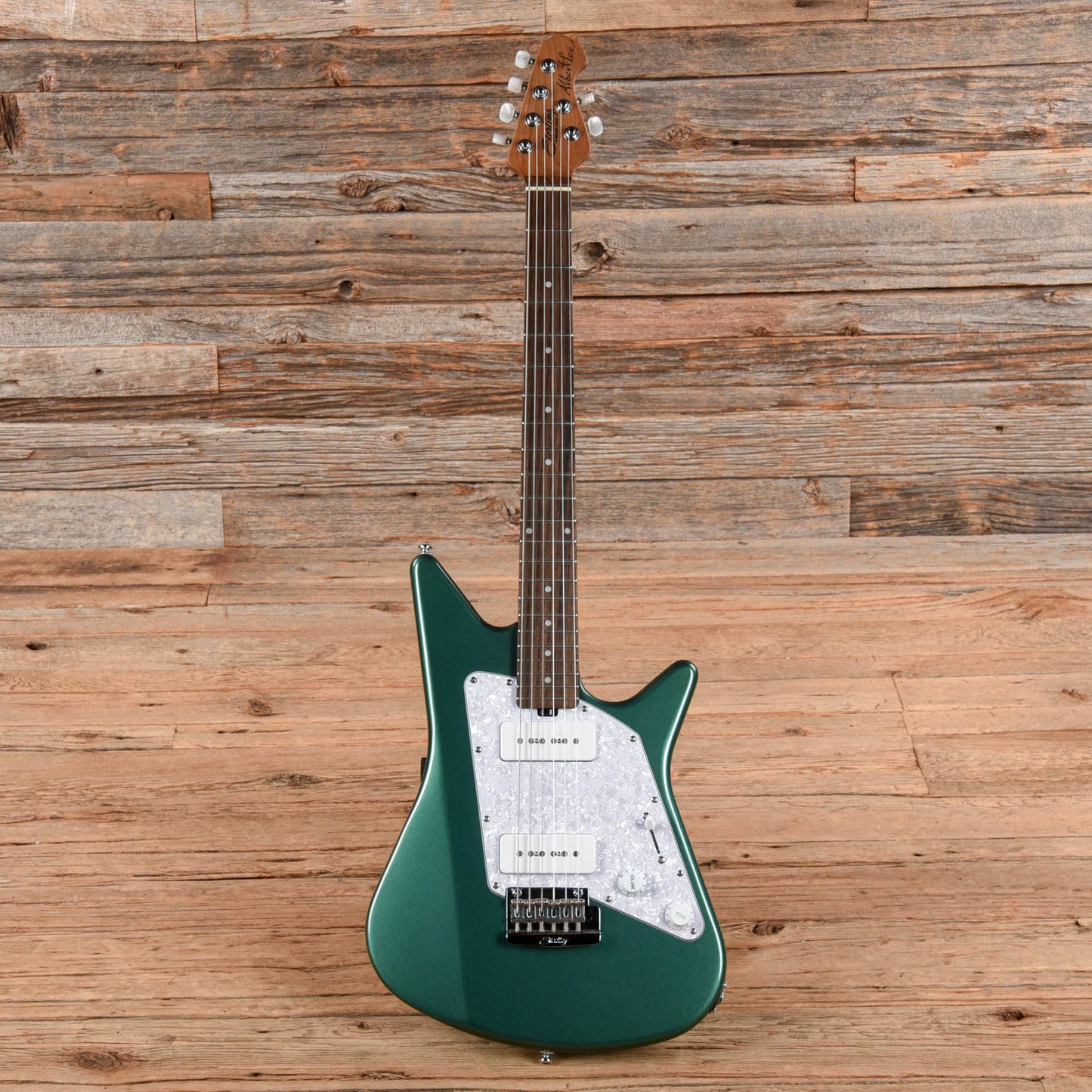 Sterling by Music Man Albert Lee Signature AL40P Sherwood Green Electric Guitars / Solid Body