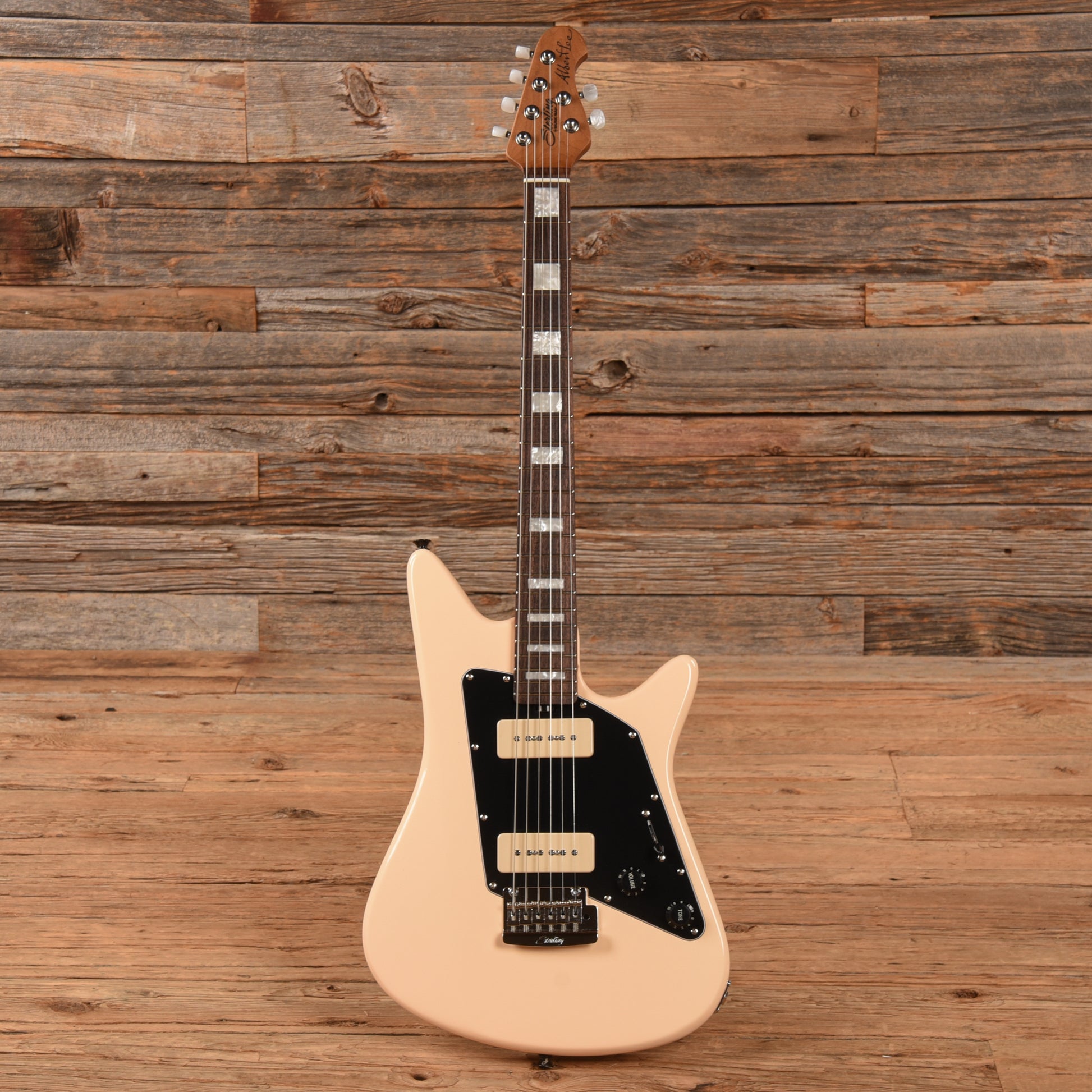 Sterling by Music Man Albert Lee Signature AL40P Vintage Cream Electric Guitars / Solid Body