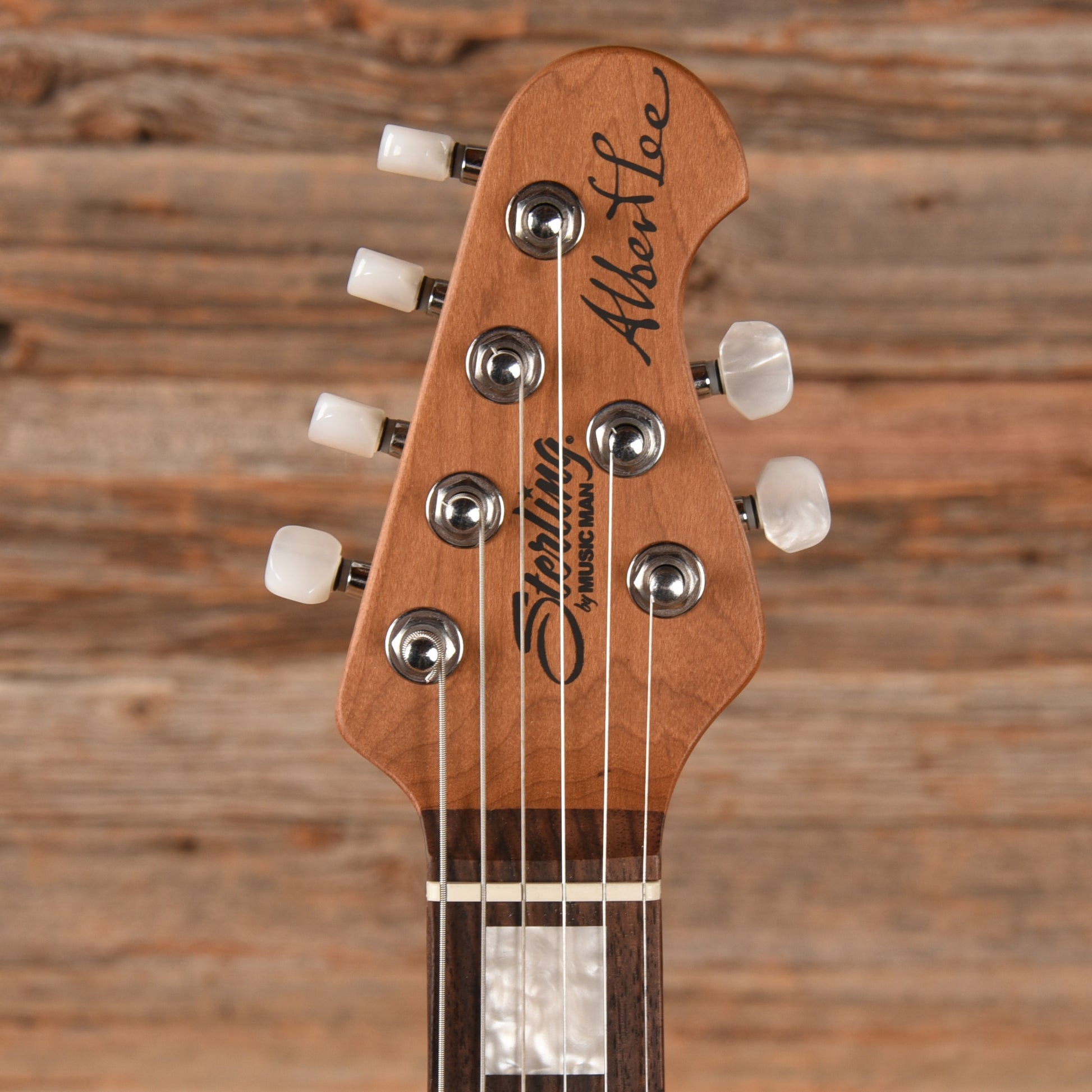 Sterling by Music Man Albert Lee Signature AL40P Vintage Cream Electric Guitars / Solid Body