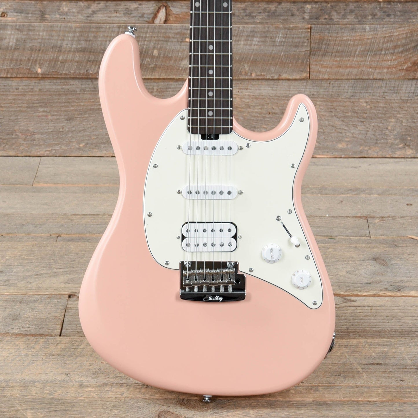 Sterling by Music Man Cutlass HSS Pueblo Pink Satin Electric Guitars / Solid Body