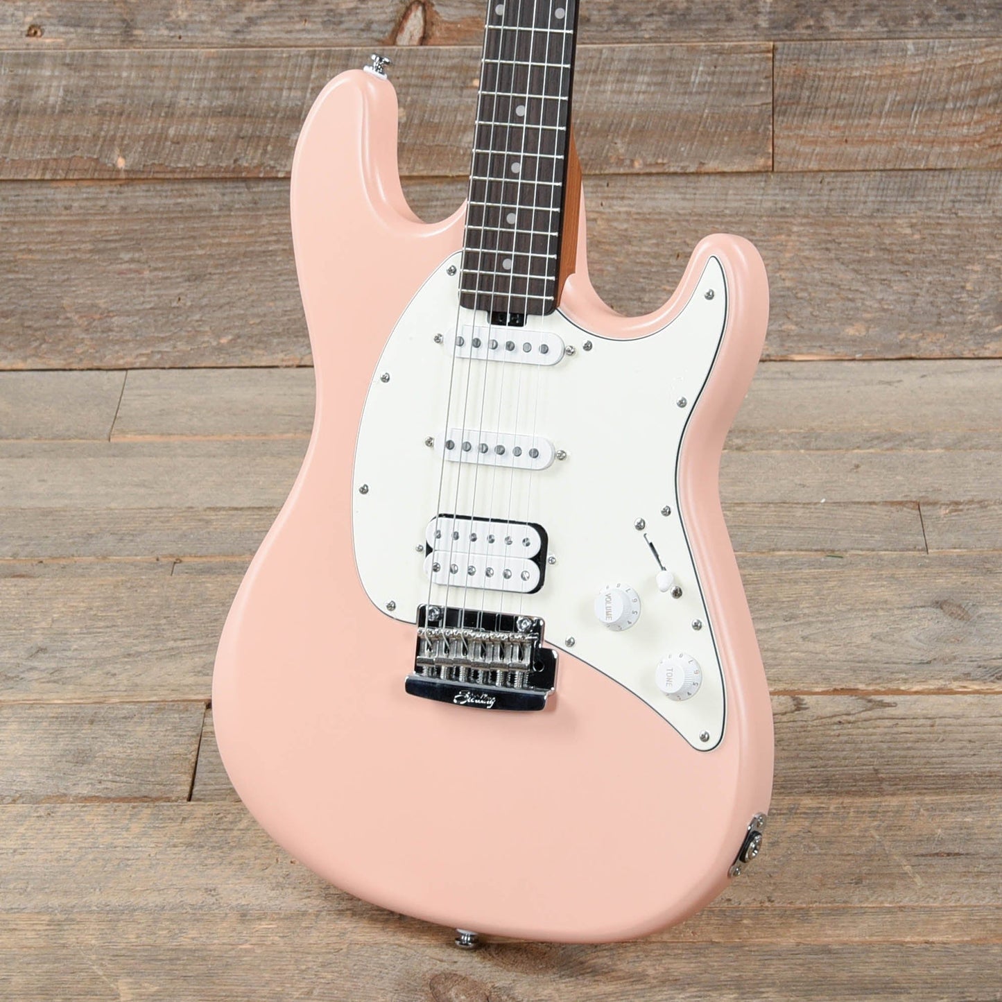 Sterling by Music Man Cutlass HSS Pueblo Pink Satin Electric Guitars / Solid Body
