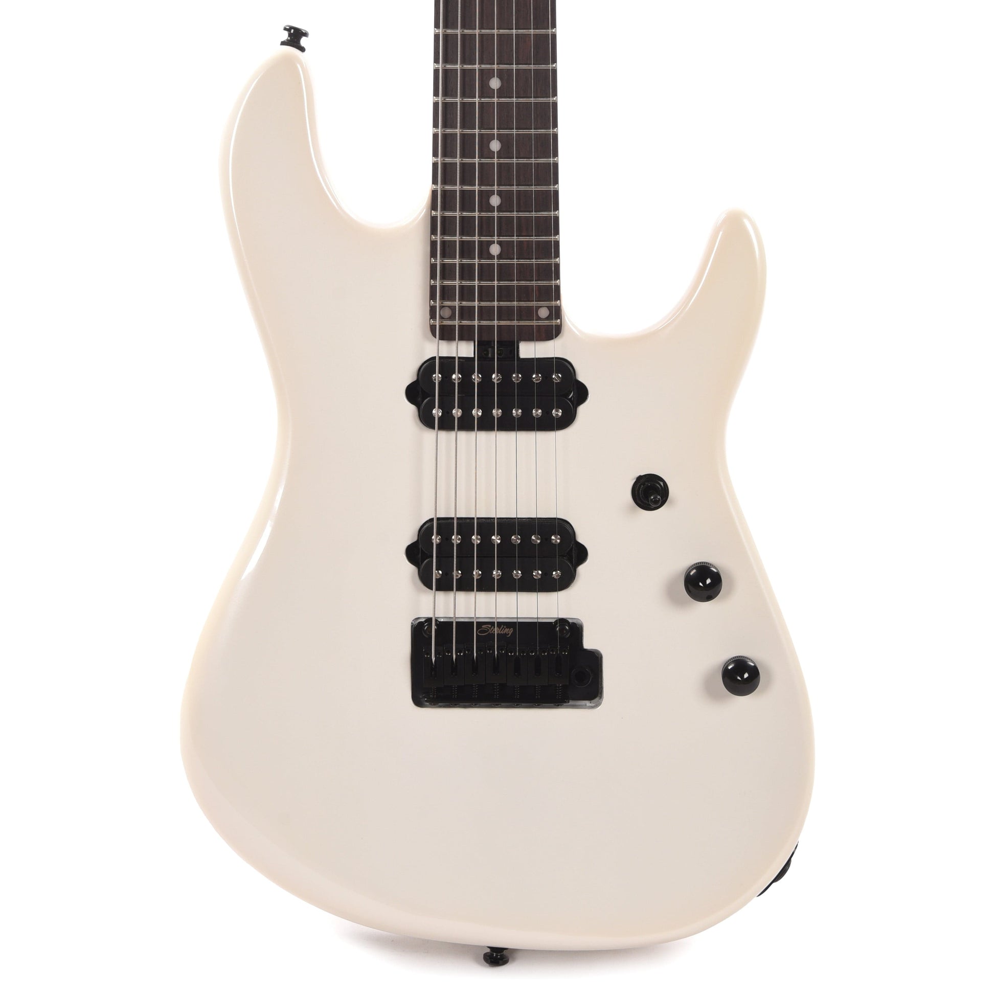 Sterling By Music Man Jason Richardson Cutlass 7 Pearl White Electric Guitars / Solid Body