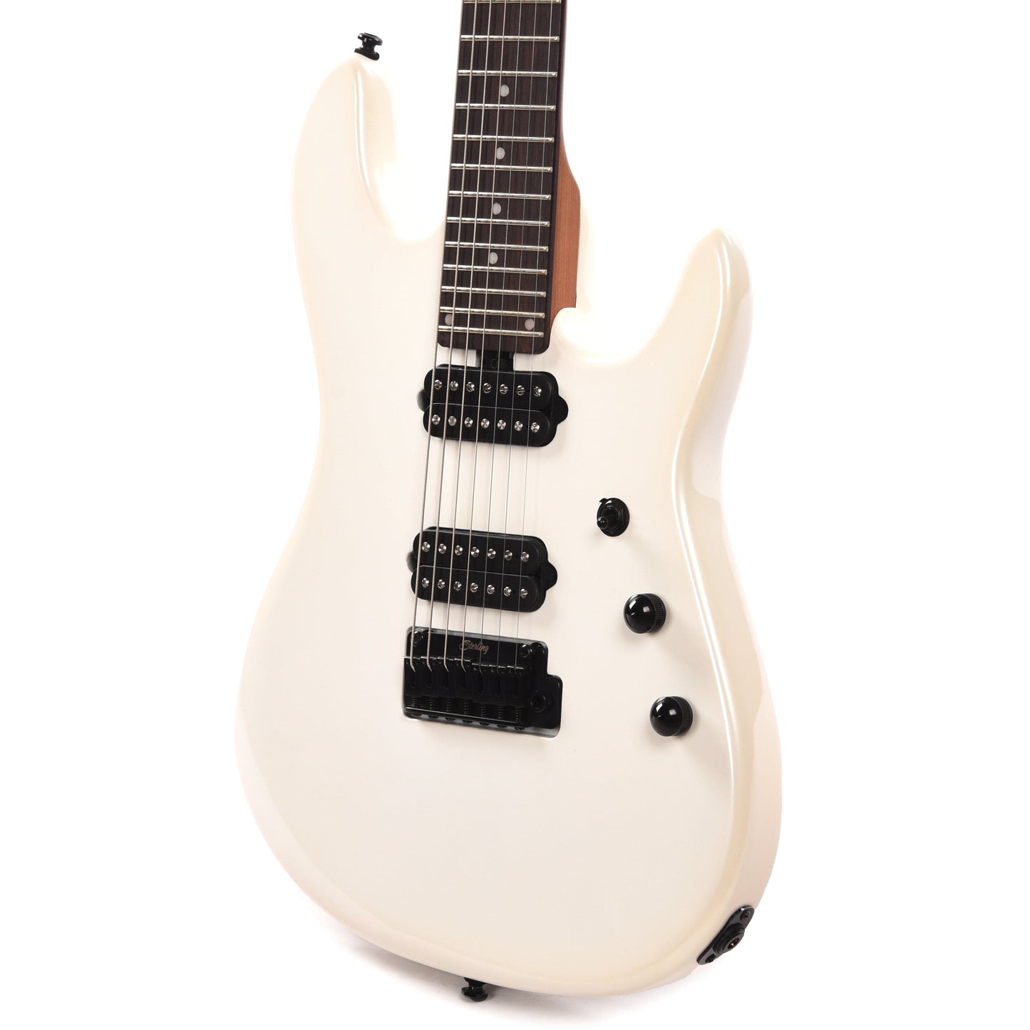 Sterling By Music Man Jason Richardson Cutlass 7 Pearl White Electric Guitars / Solid Body