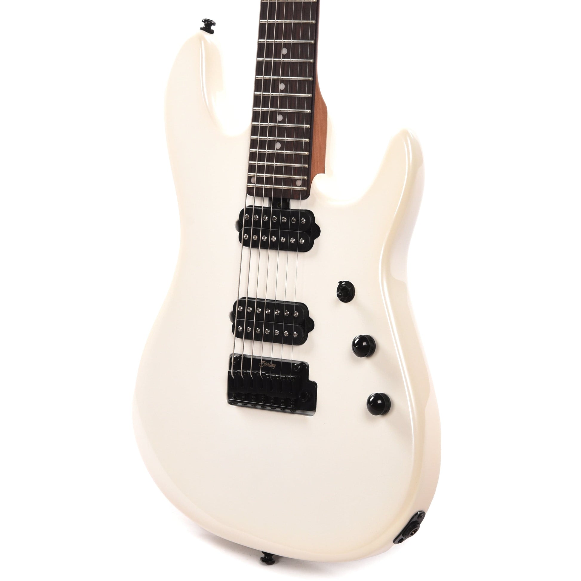 Sterling By Music Man Jason Richardson Cutlass 7 Pearl White Electric Guitars / Solid Body