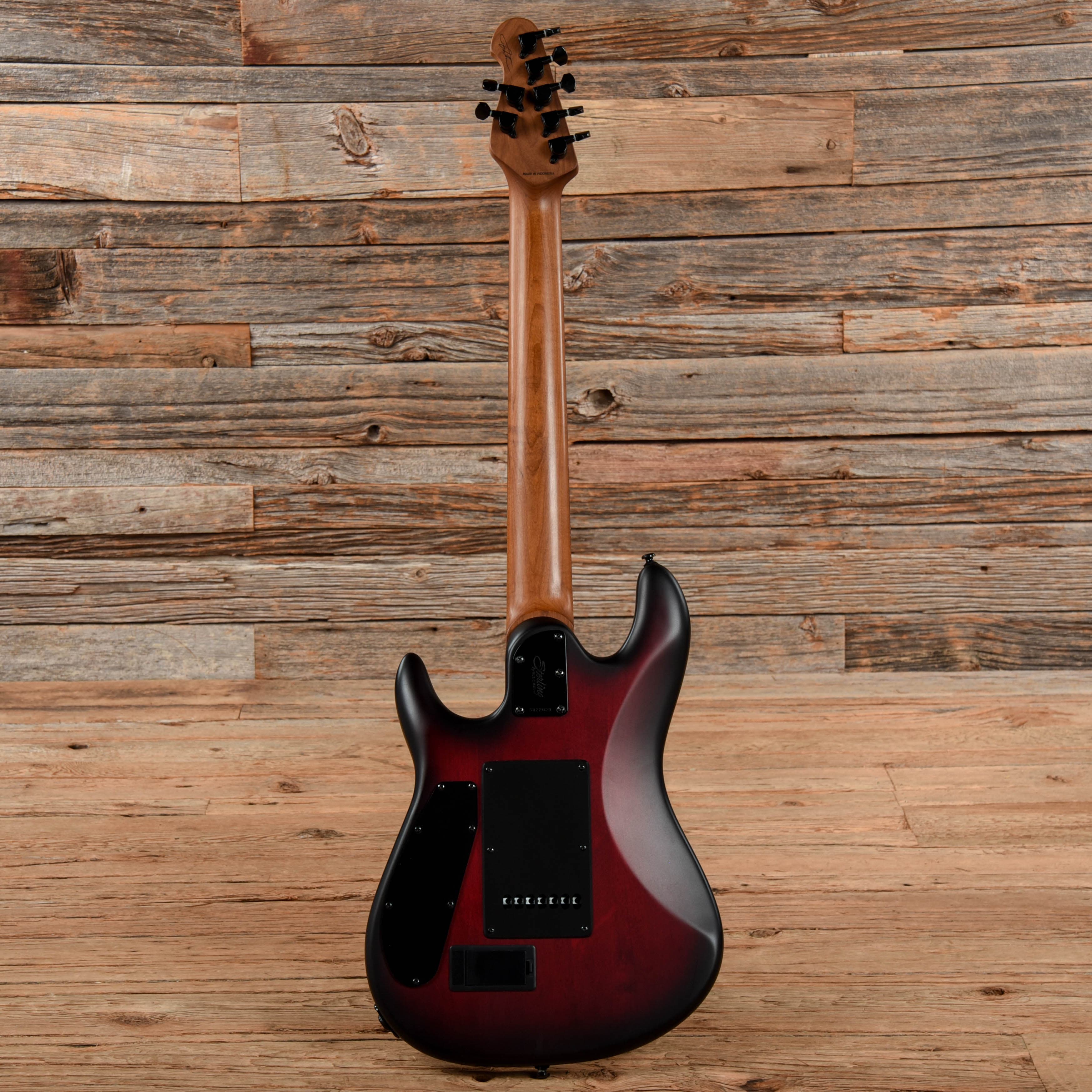 Sterling by Music Man Jason Richardson Signature 7-String Cutlass Dark Scarlet Burst Satin 2022 Electric Guitars / Solid Body