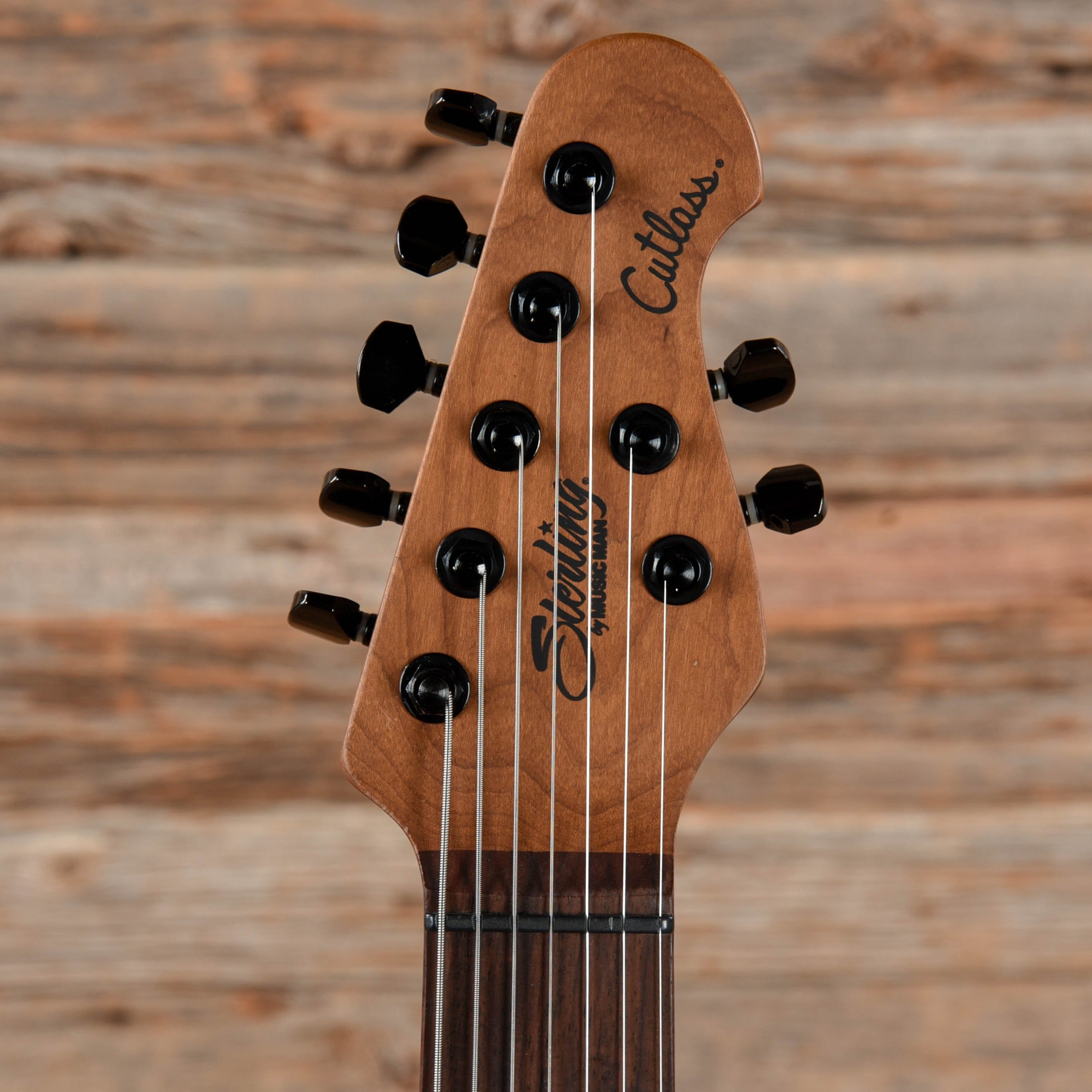 Sterling by Music Man Jason Richardson Signature 7-String Cutlass Dark Scarlet Burst Satin 2022 Electric Guitars / Solid Body