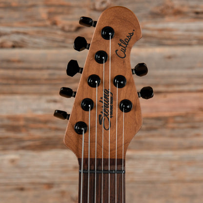 Sterling by Music Man Jason Richardson Signature 7-String Cutlass Dark Scarlet Burst Satin 2022 Electric Guitars / Solid Body