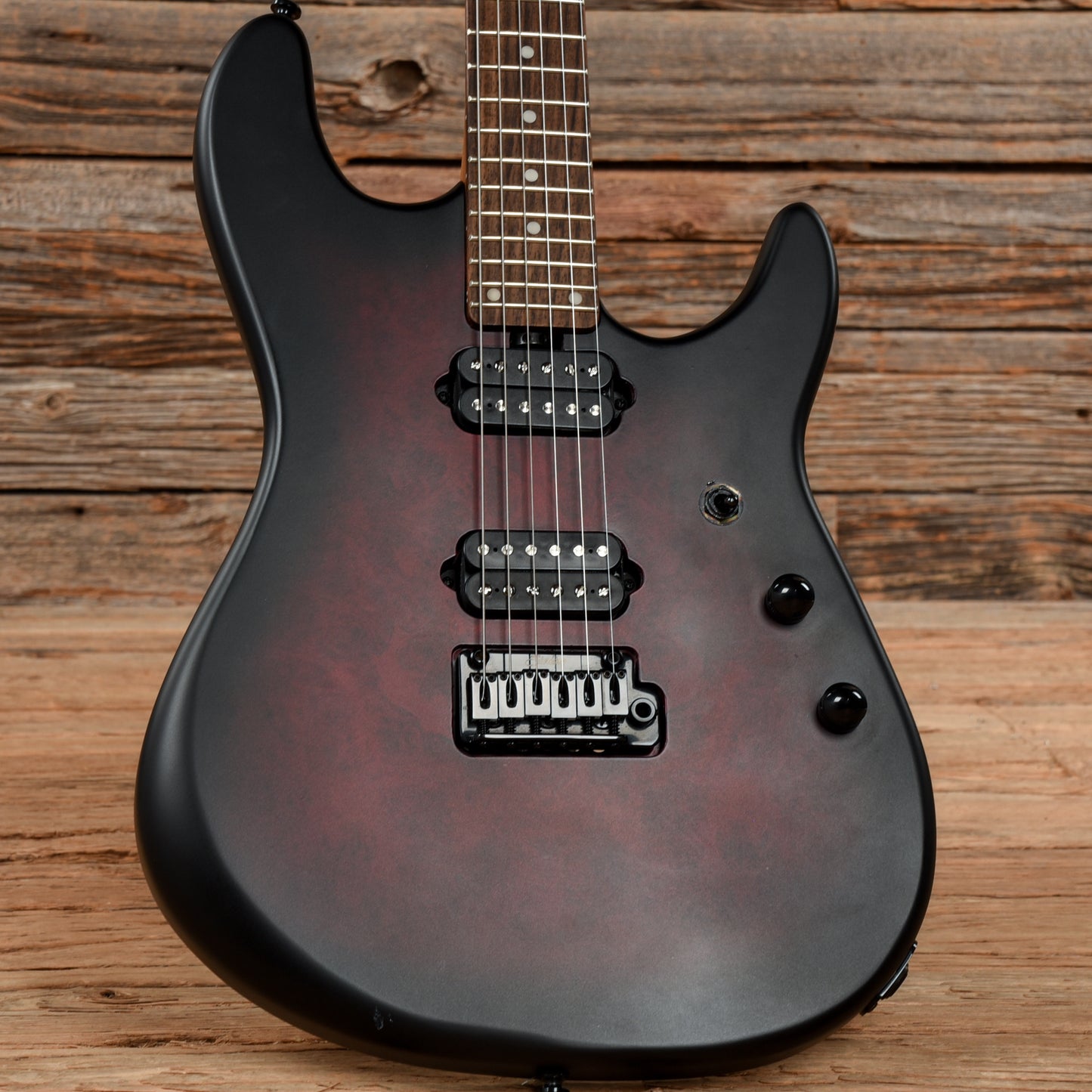 Sterling by Music Man Jason Richardson Signature Cutlass Dark Scarlet Burst Electric Guitars / Solid Body