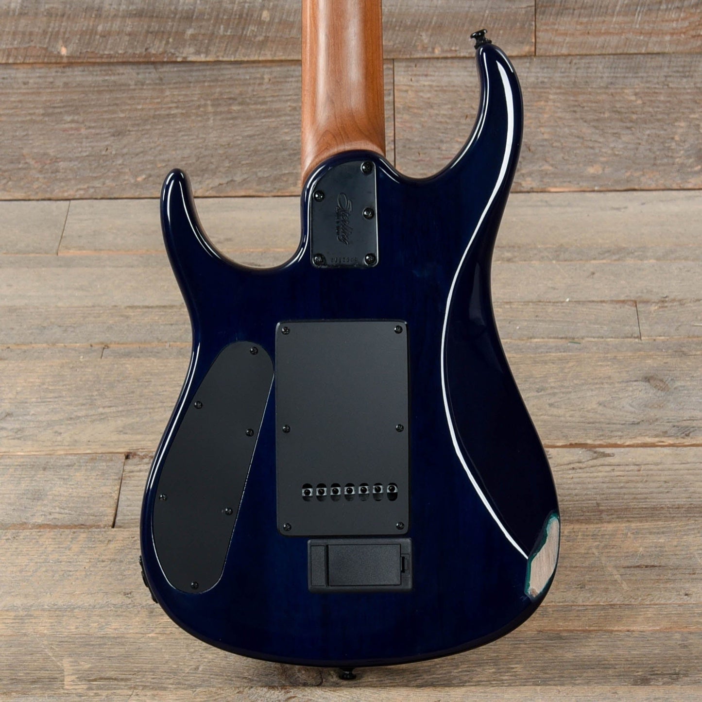 Sterling by Music Man JP157D John Petrucci 7-String Quilted Maple Cerulean Paradise Electric Guitars / Solid Body