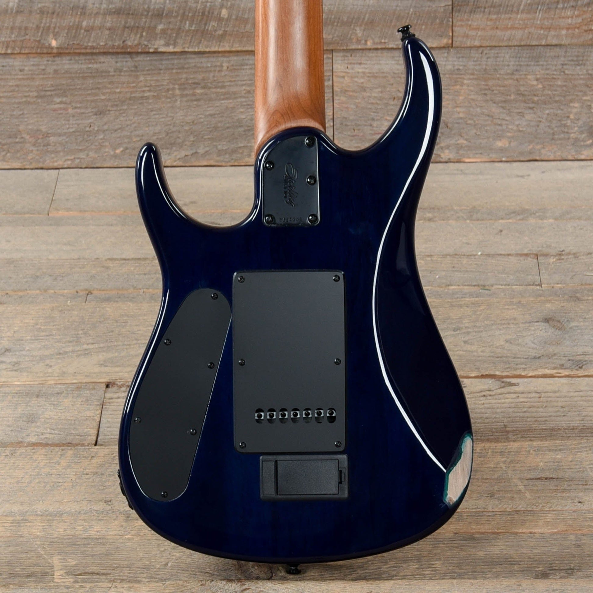 Sterling by Music Man JP157D John Petrucci 7-String Quilted Maple Cerulean Paradise Electric Guitars / Solid Body