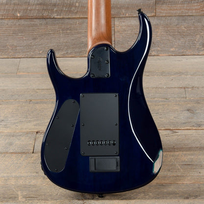 Sterling by Music Man JP157D John Petrucci 7-String Quilted Maple Cerulean Paradise Electric Guitars / Solid Body