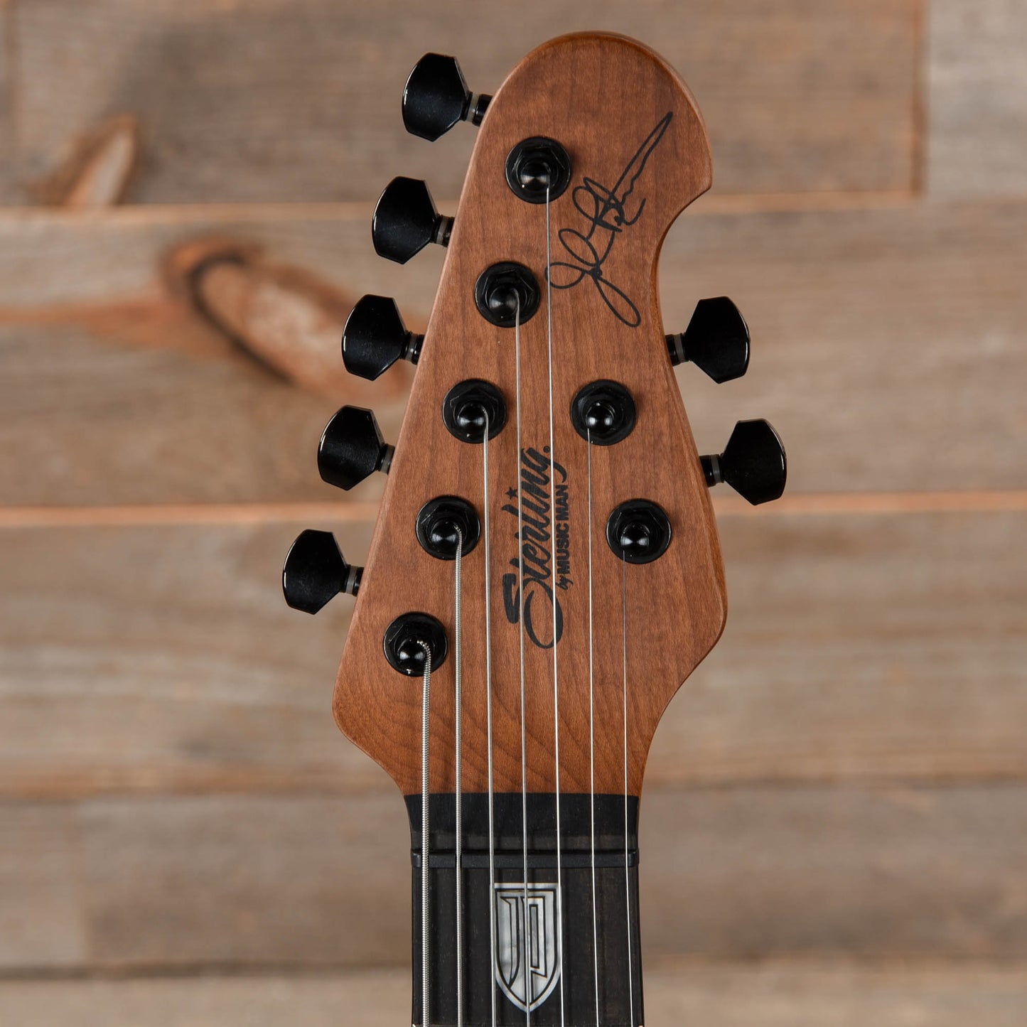 Sterling by Music Man JP157D John Petrucci 7-String Spalted Maple Blood Orange Burst Electric Guitars / Solid Body