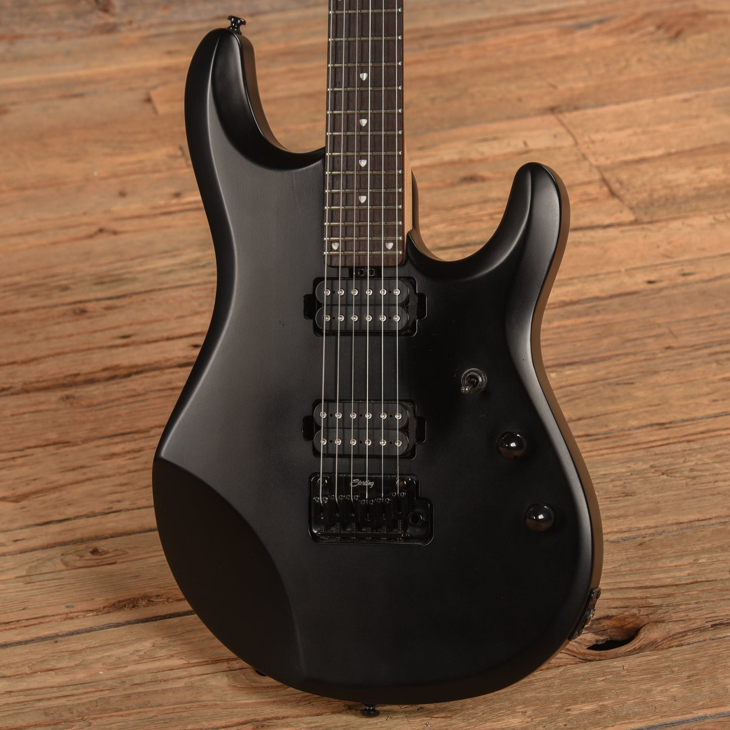 Sterling by Music Man JP60 John Petrucci Signature Stealth Black Electric Guitars / Solid Body