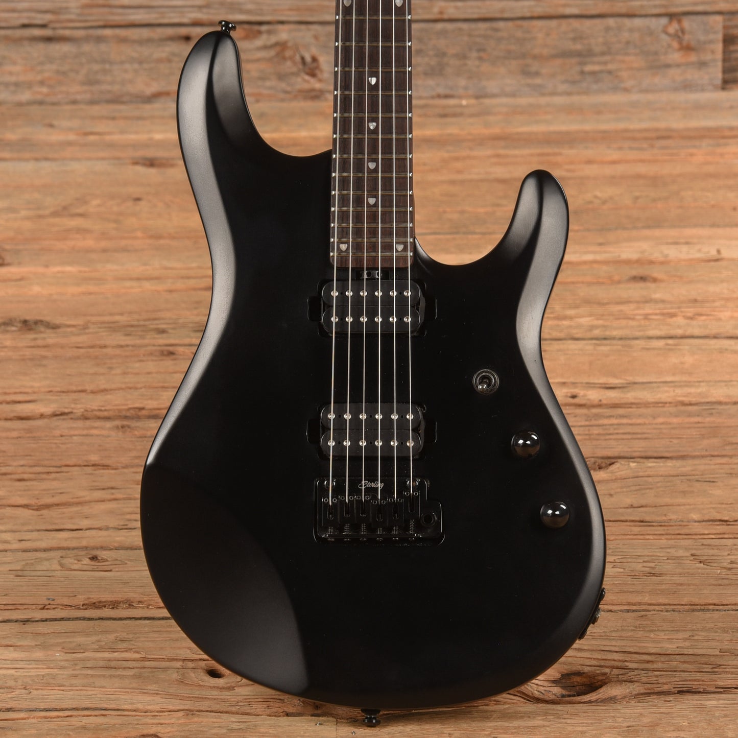 Sterling by Music Man JP60 John Petrucci Signature Stealth Black Electric Guitars / Solid Body