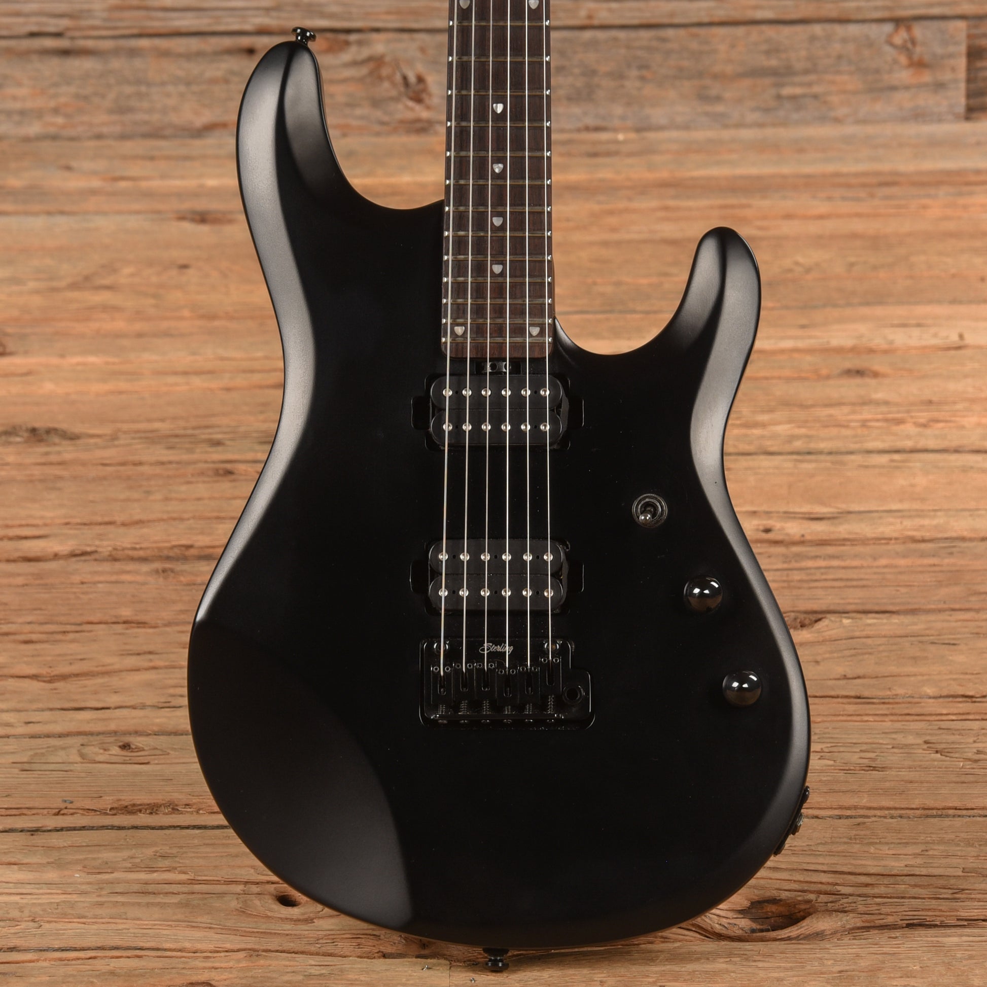 Sterling by Music Man JP60 John Petrucci Signature Stealth Black Electric Guitars / Solid Body