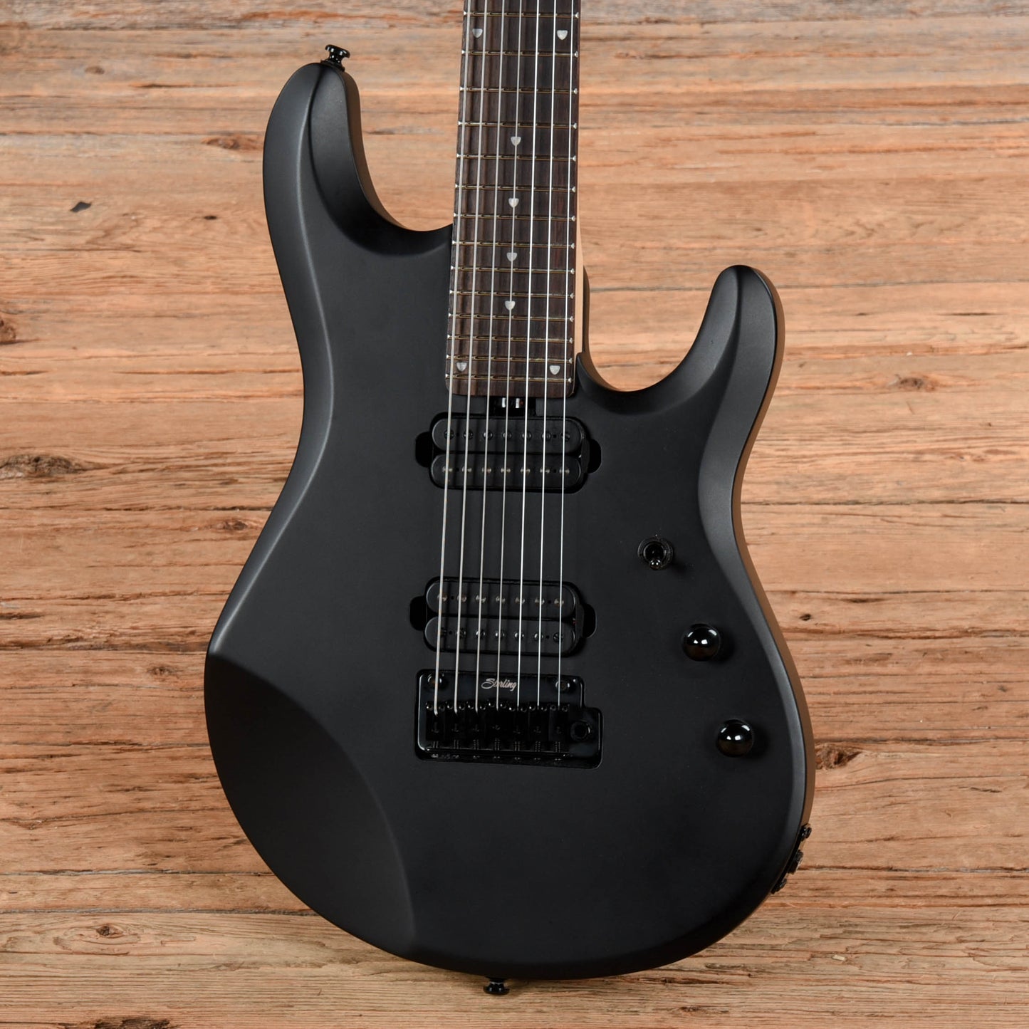 Sterling by Music Man JP70 John Petrucci Signature 7-String Satin Black Electric Guitars / Solid Body