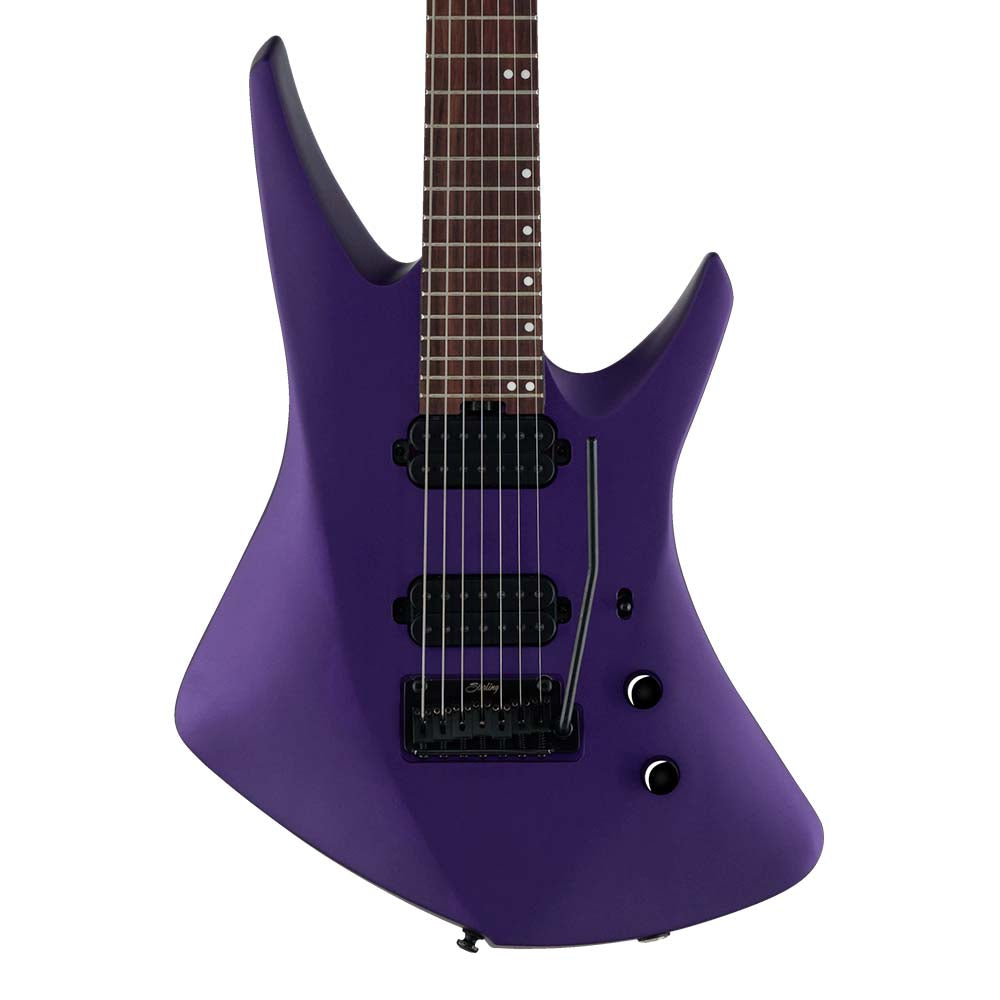 Sterling by Music Man Kaizen 7-String Firemist Purple Satin Electric Guitars / Solid Body
