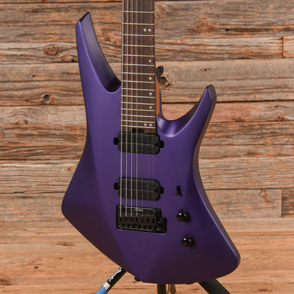 Sterling by Music Man Kaizen 7-String Firemist Purple Satin Electric Guitars / Solid Body