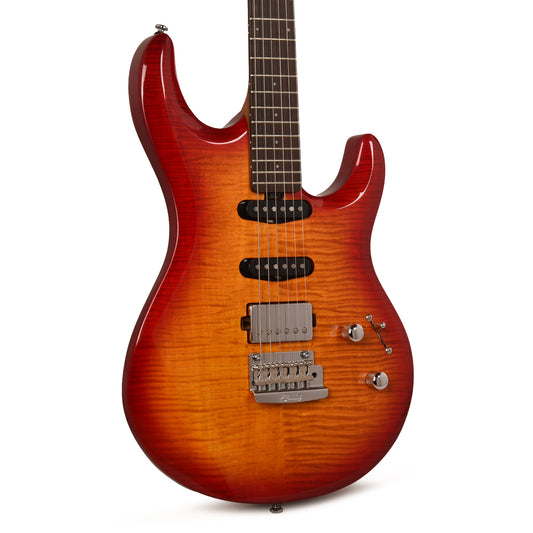 Sterling by Music Man Luke HSS Electric Guitar Heritage Cherry Burst Electric Guitars / Solid Body